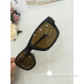 Cermin mata hitam Square TR Frame Sunglasses Untuk Lelaki